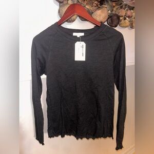 Black Long Sleeve Top